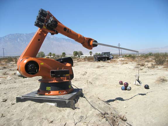 industrial robot depiction
