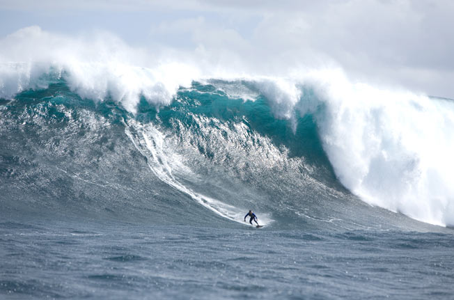 Western Australia’s Alex ‘Alfy’ Cater won the Oakley Surfing Life Big Wave Award. Picture: Jamie Scott.
